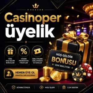 Casinoper üyelik